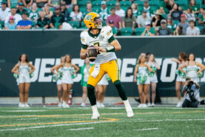 Edmonton Elks quarterback Cody Fajardo