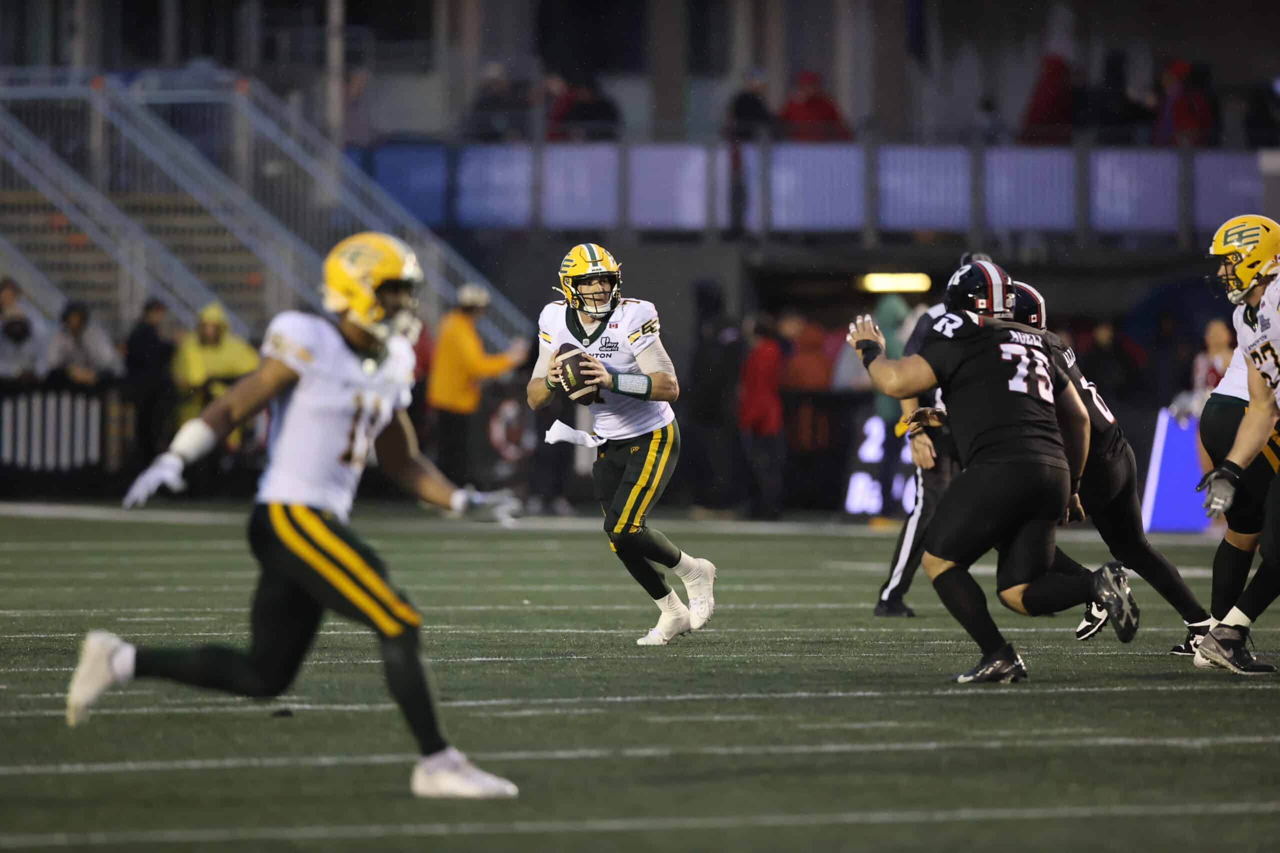Edmonton Elks quarterback Cody Fajardo