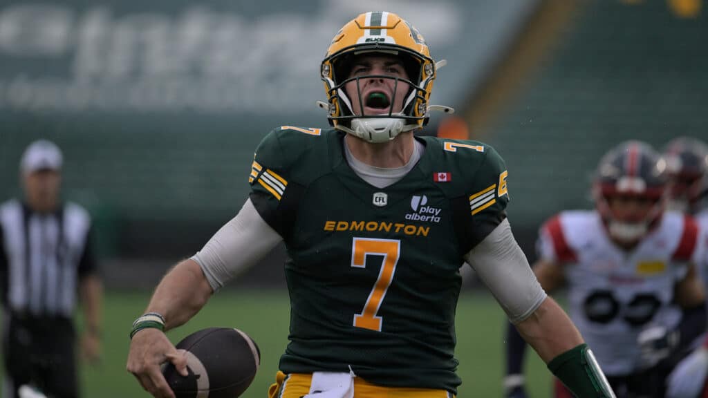 Cody Fajardo Edmonton Elks Montreal Alouettes Week 3 2026