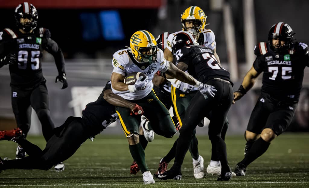 Edmonton Elks Ottawa Redblacks Justin Rankin