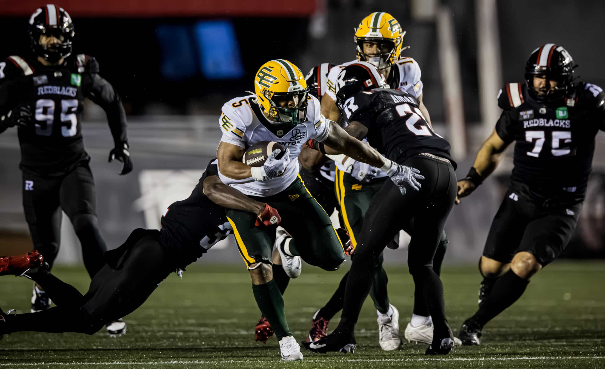 Edmonton Elks Ottawa Redblacks Justin Rankin