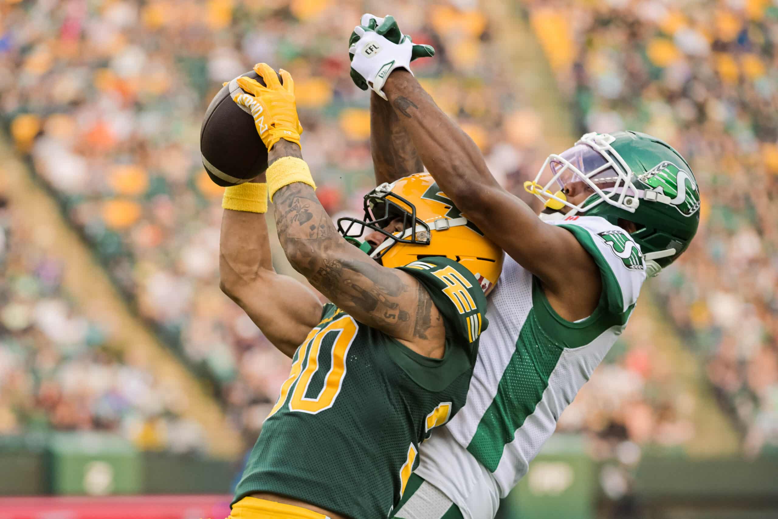 Edmonton Elks defensive back Tyrell Ford. Photo c/o Edmonton Elks.