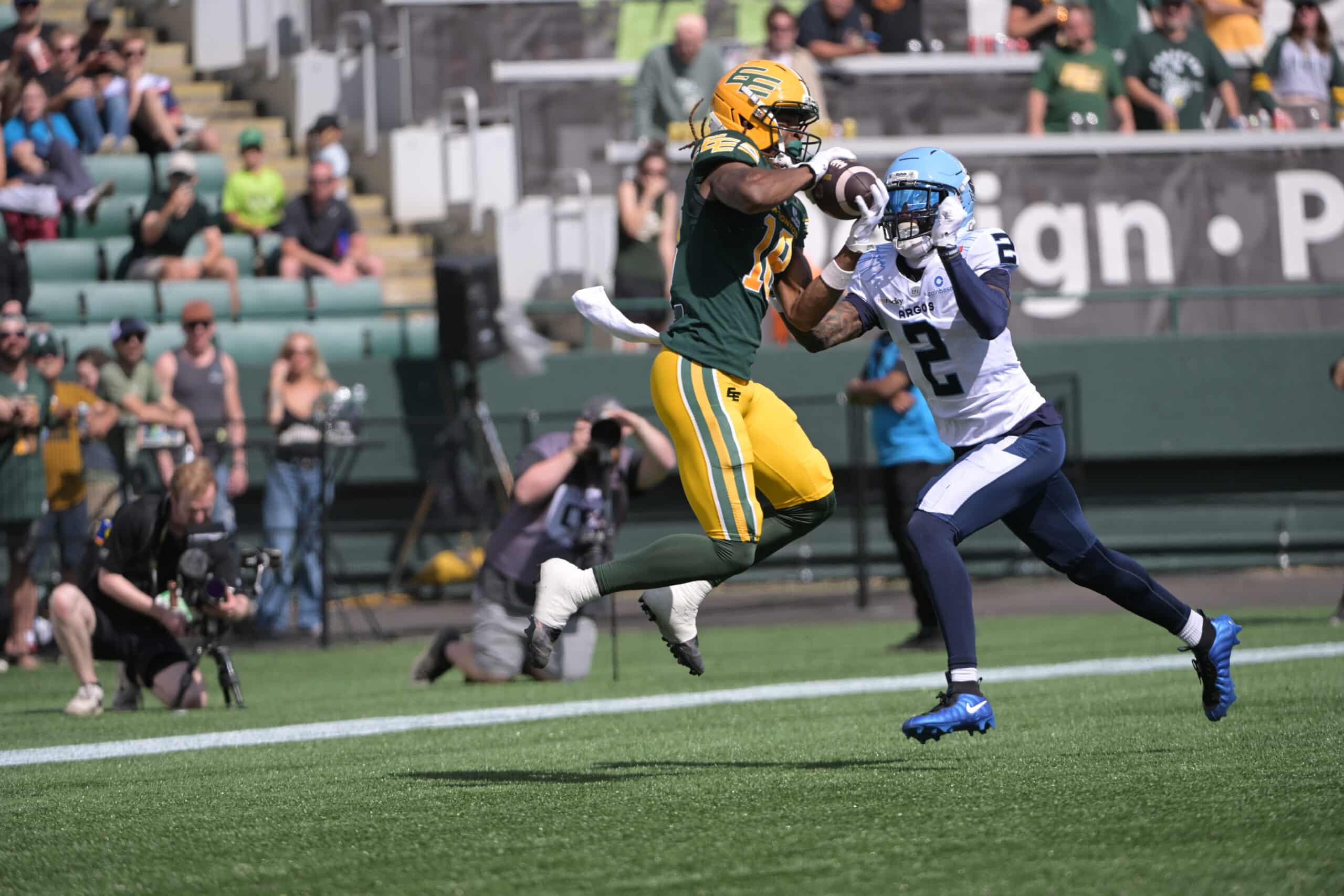Edmonton Elks Vs Toronto Argonauts Joshua Cephus